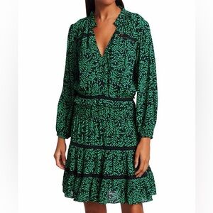 Joie - Salama Printed Puff-Sleeve Dress